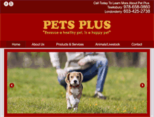 Tablet Screenshot of e-petsplus.com
